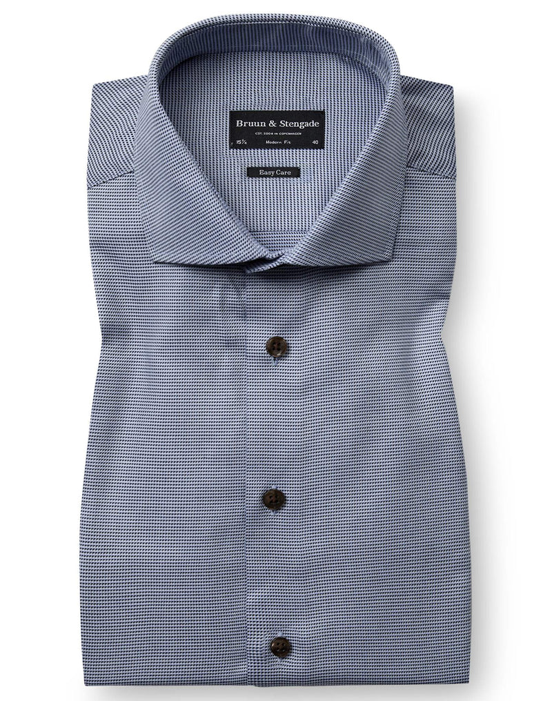 BS Corey Modern Fit Skjorte - Dark Blue