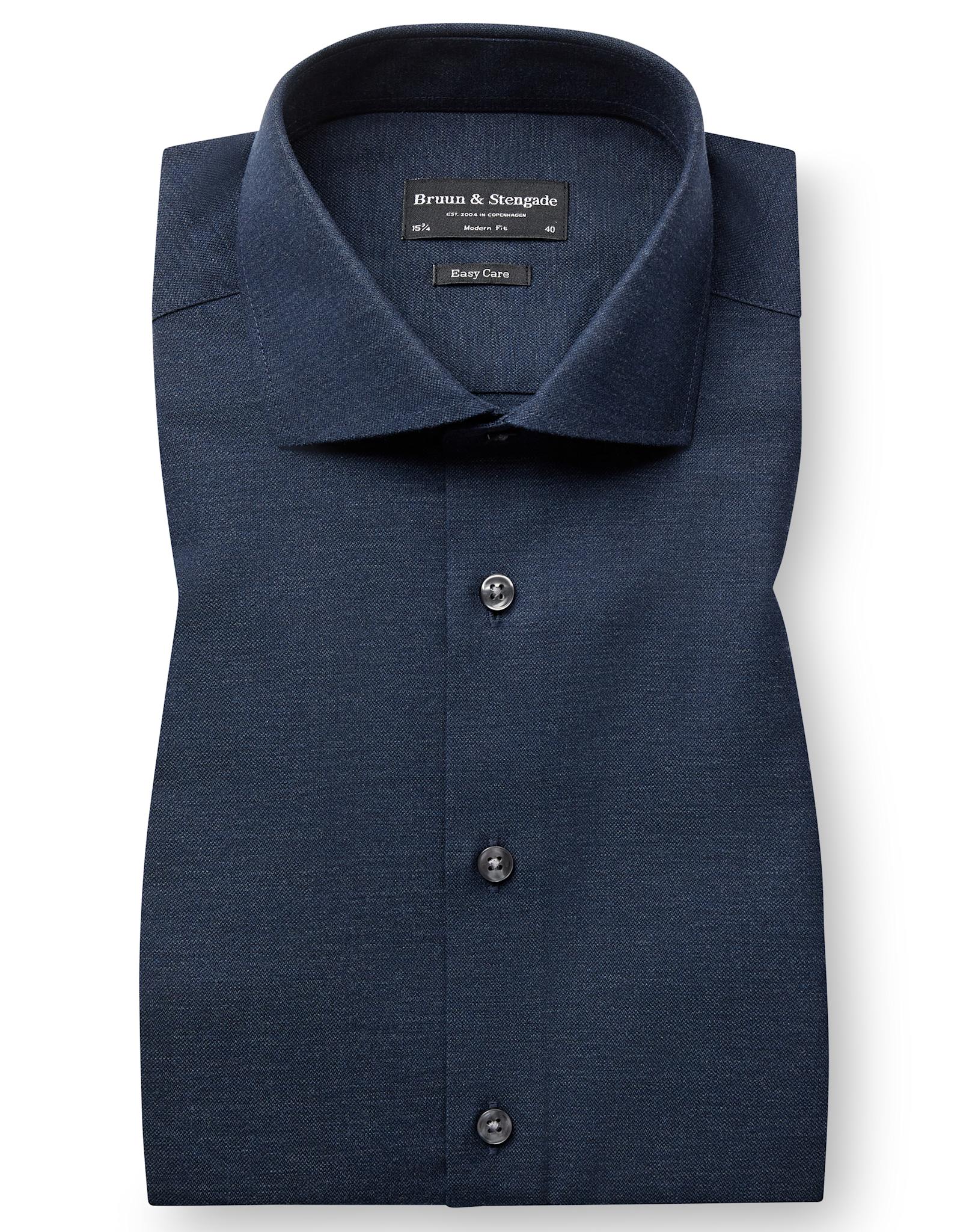 BS Fernando Modern Fit Skjorte - Navy