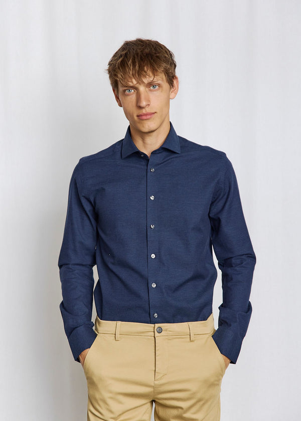 BS Fernando Modern Fit Skjorte - Navy