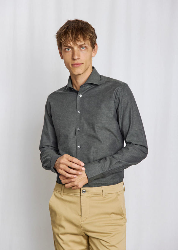 BS Bobby Modern Fit Skjorte - Dark Green