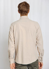 BS Faruk Casual Modern Fit Skjorte - Sand