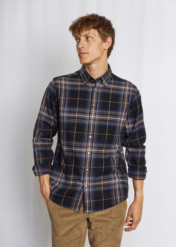 BS Shanin Casual Modern Fit Skjorte - Blue