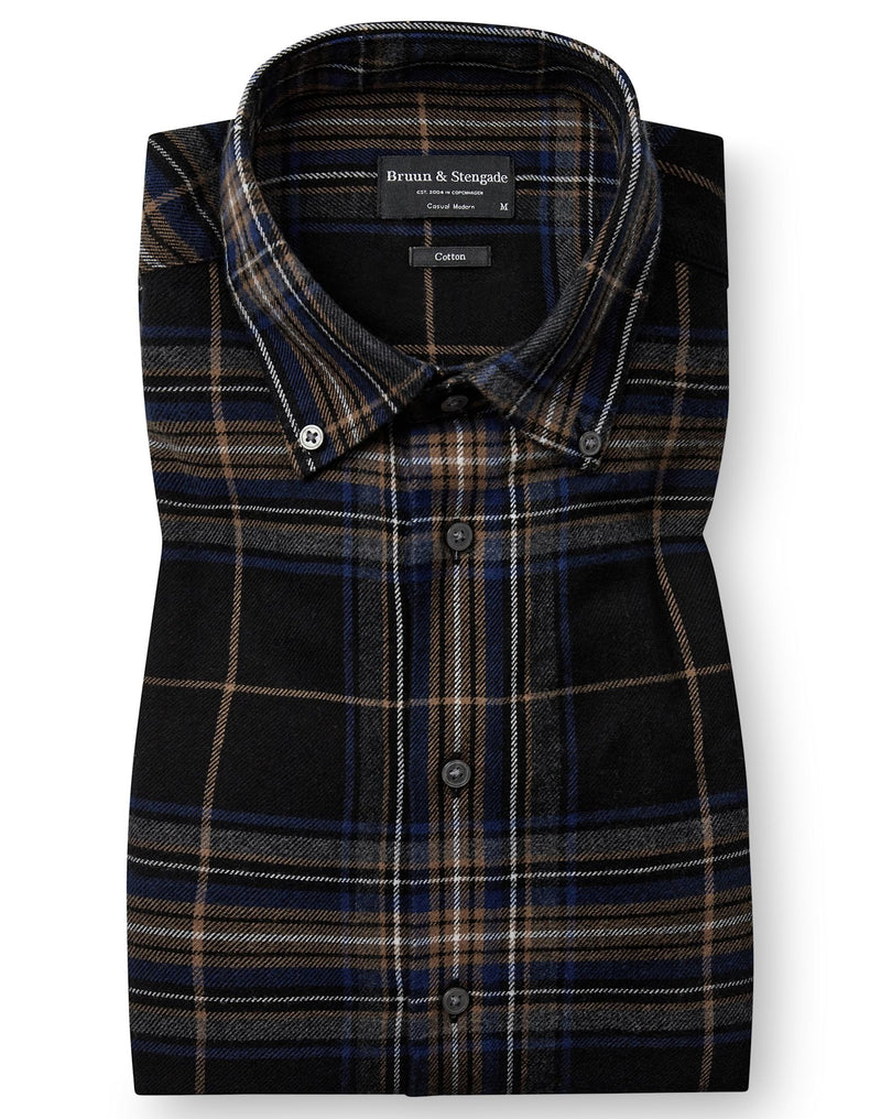 BS Shanin Casual Modern Fit Skjorte - Blue