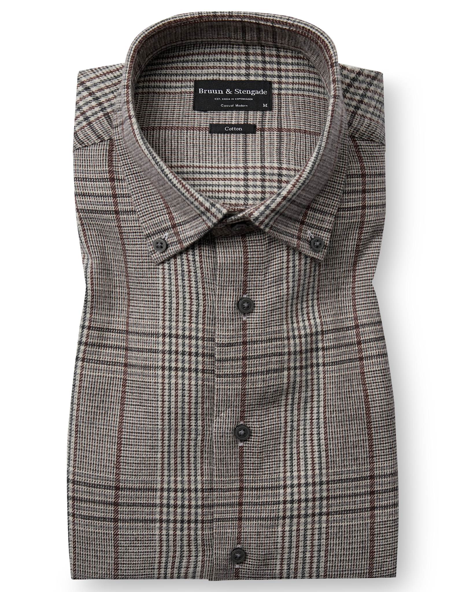 BS Tazul Casual Modern Fit Skjorta - Brown