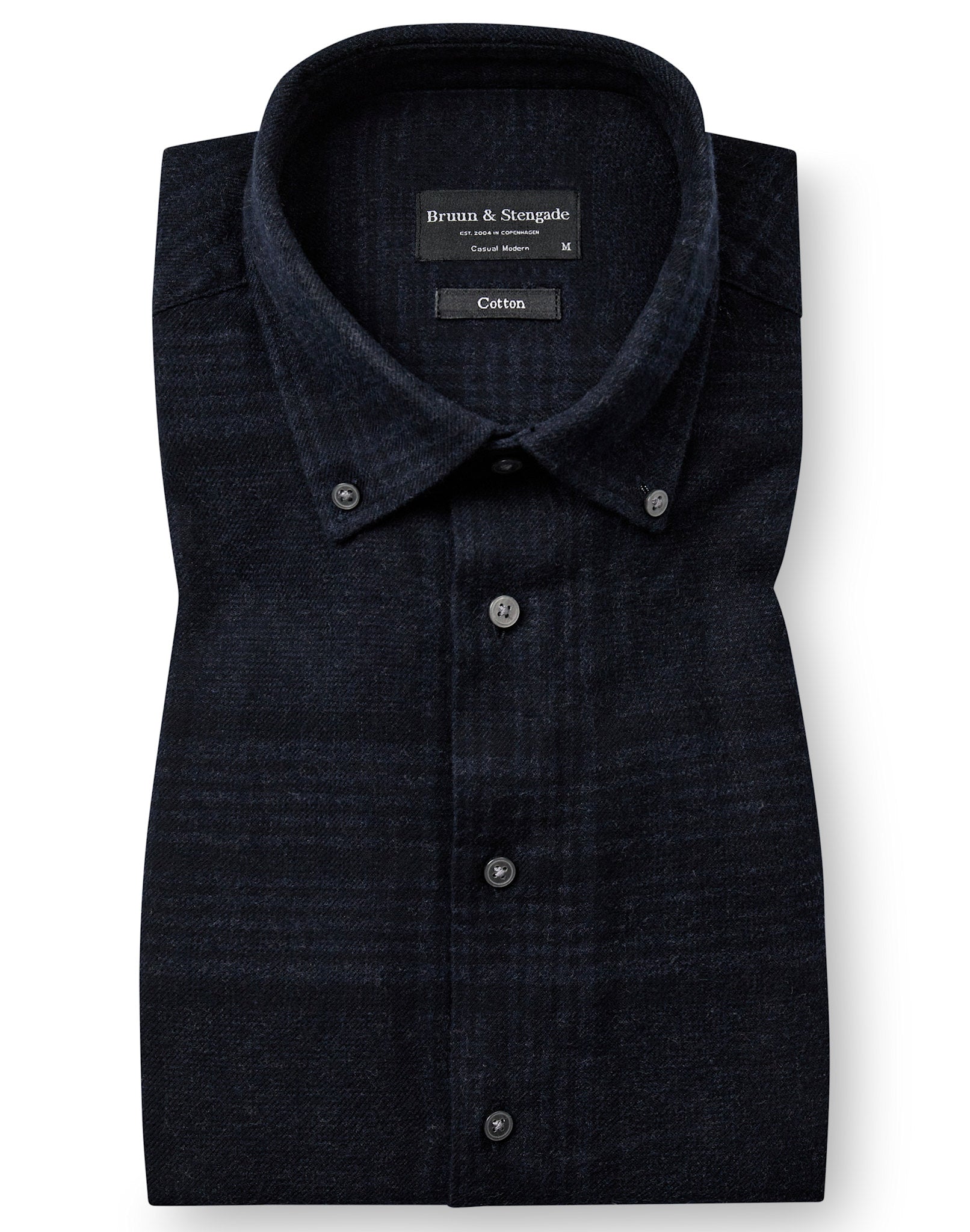 BS Akhlaq Casual Modern Fit Skjorta - Thunder