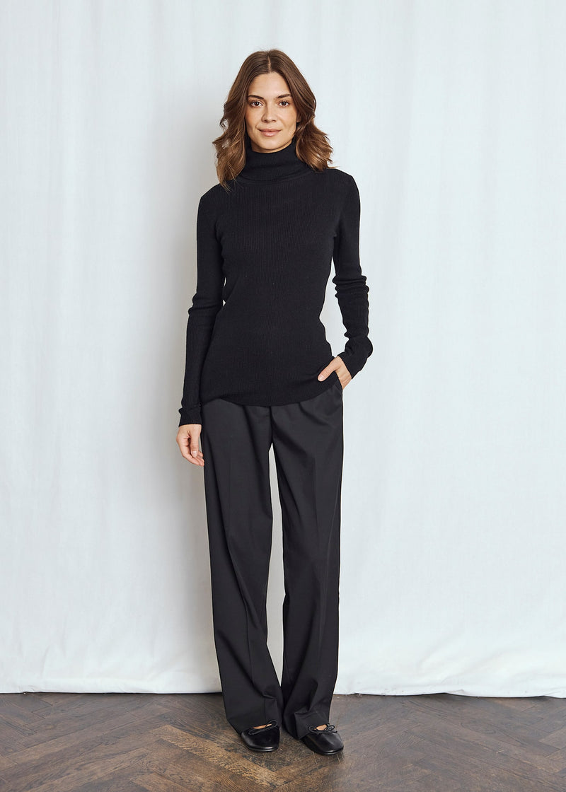 BS Hege Regular Fit Strik - Black