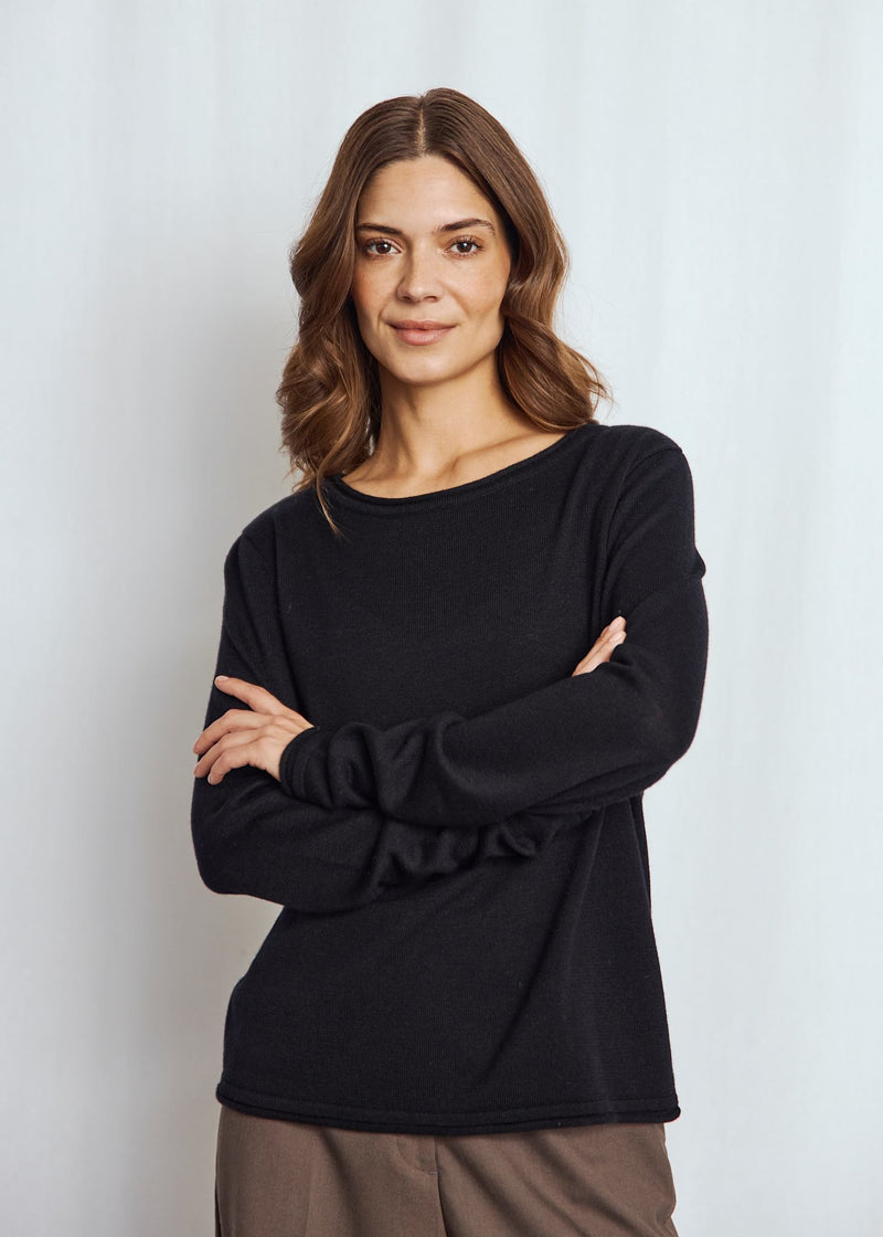 BS Ophelia Regular Fit Strik - Black