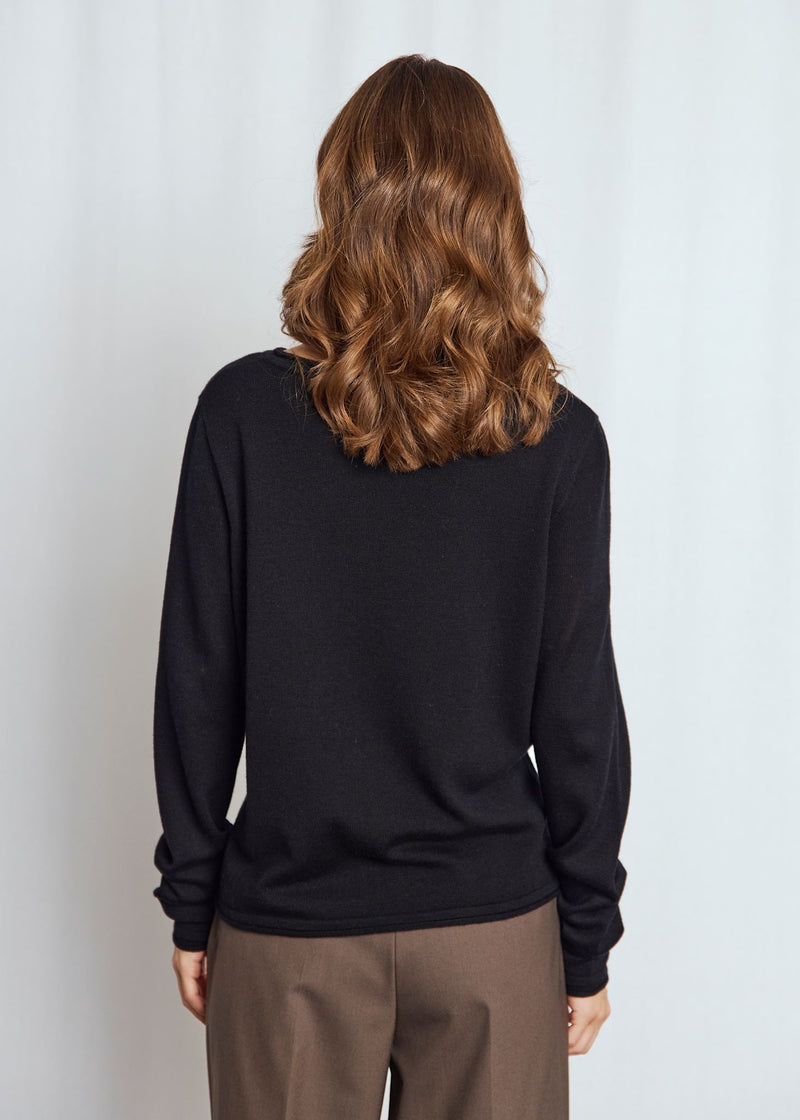 BS Ophelia Regular Fit Strik - Black