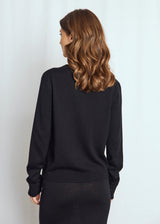 BS Kjersti Regular Fit Strik - Black