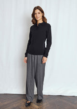 BS Eirin Regular Fit Strik - Black