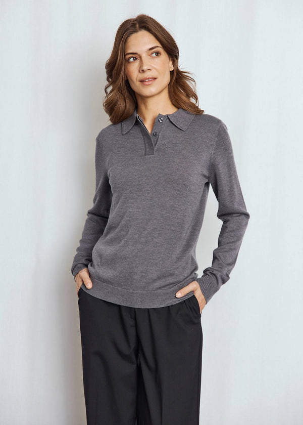 BS Eirin Regular Fit Strik - Dark Grey