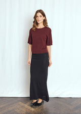 BS Eline Regular Fit T-Skjorte - Bordeaux