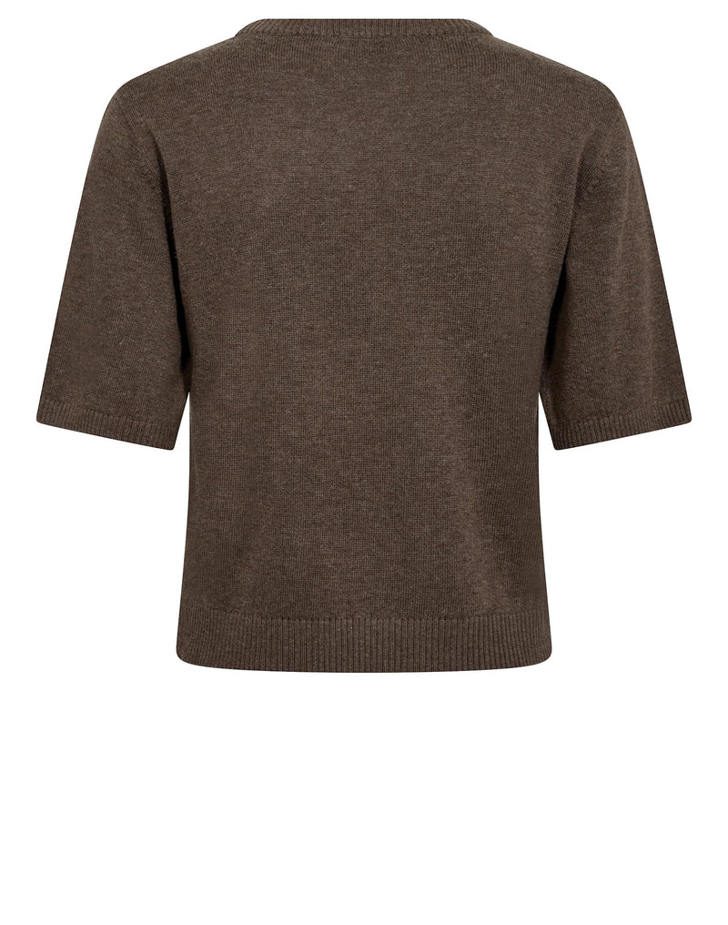 BS Eline Regular Fit T-Skjorte - Dark Brown