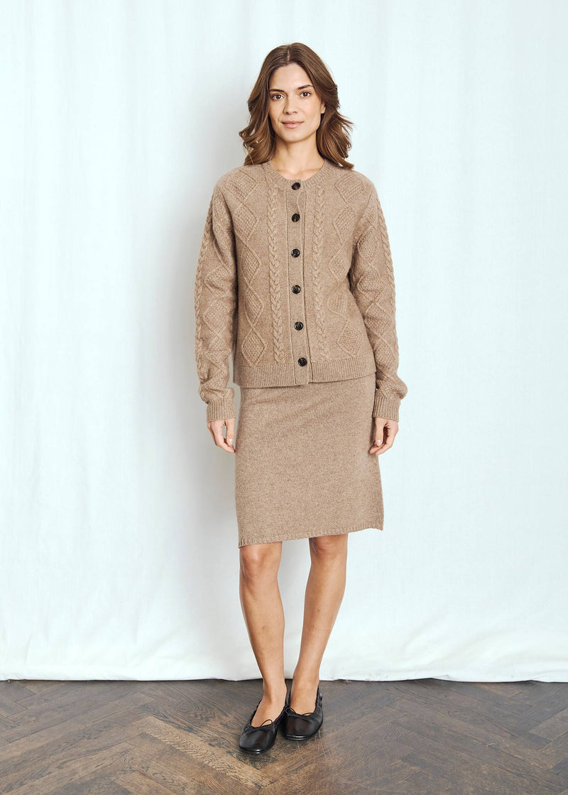 BS Marita Regular Fit Strik - Brown