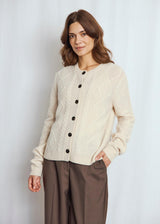 BS Marita Regular Fit Strik - Ecru