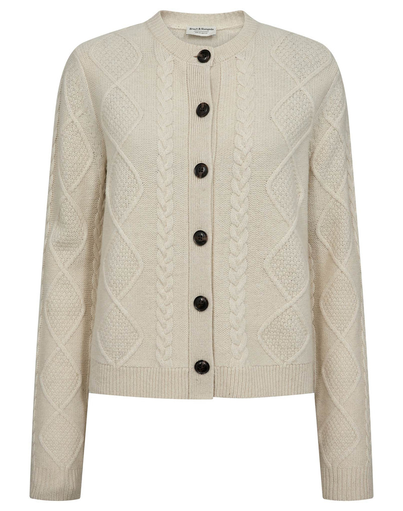 BS Marita Regular Fit Strik - Ecru