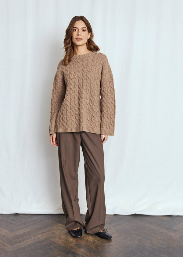 BS Miranda Regular Fit Strik - Brown