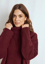 BS Mali Regular Fit Strik - Bordeaux