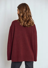 BS Mali Regular Fit Strik - Bordeaux