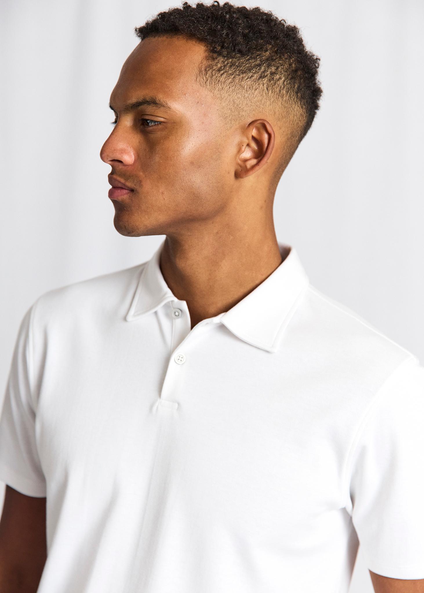 BS Ios Regular Fit Pikétröja - White