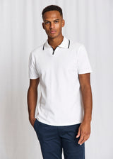 BS Syros Regular Fit Polo - White
