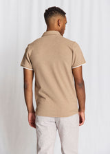 BS Delos Regular Fit Polo - Brown