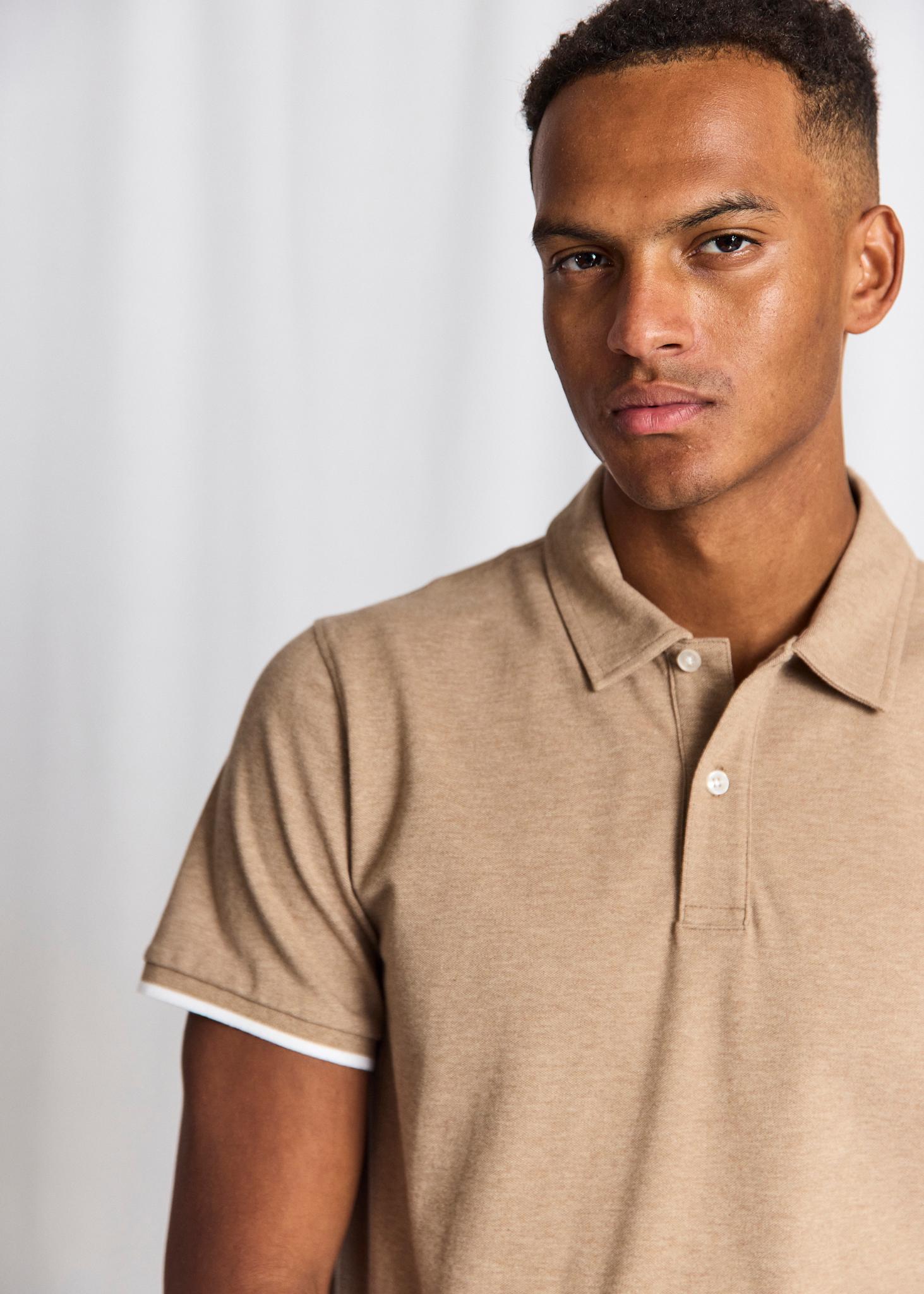 BS Delos Regular Fit Pikétröja - Brown