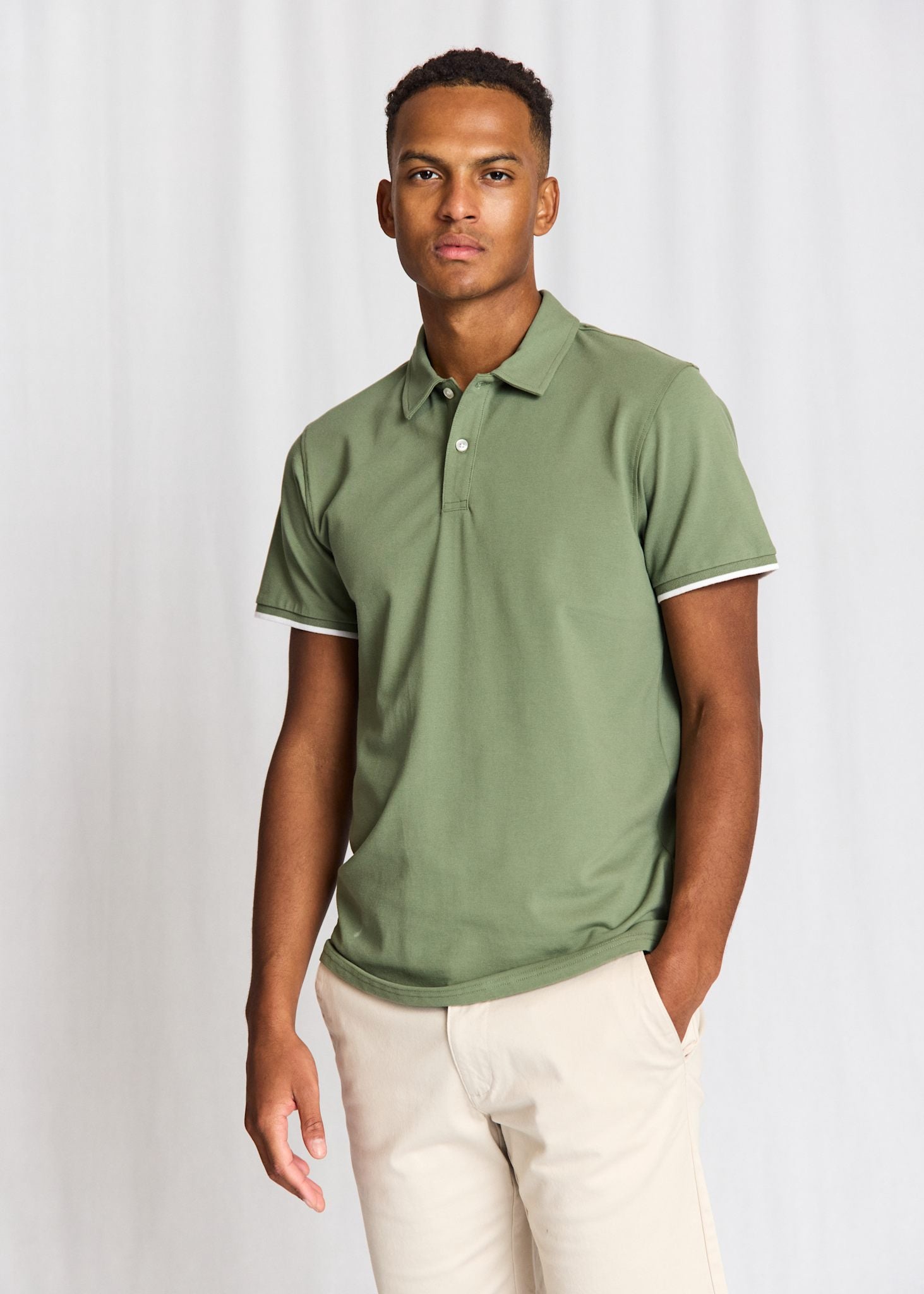 BS Delos Regular Fit Pikétröja - Green