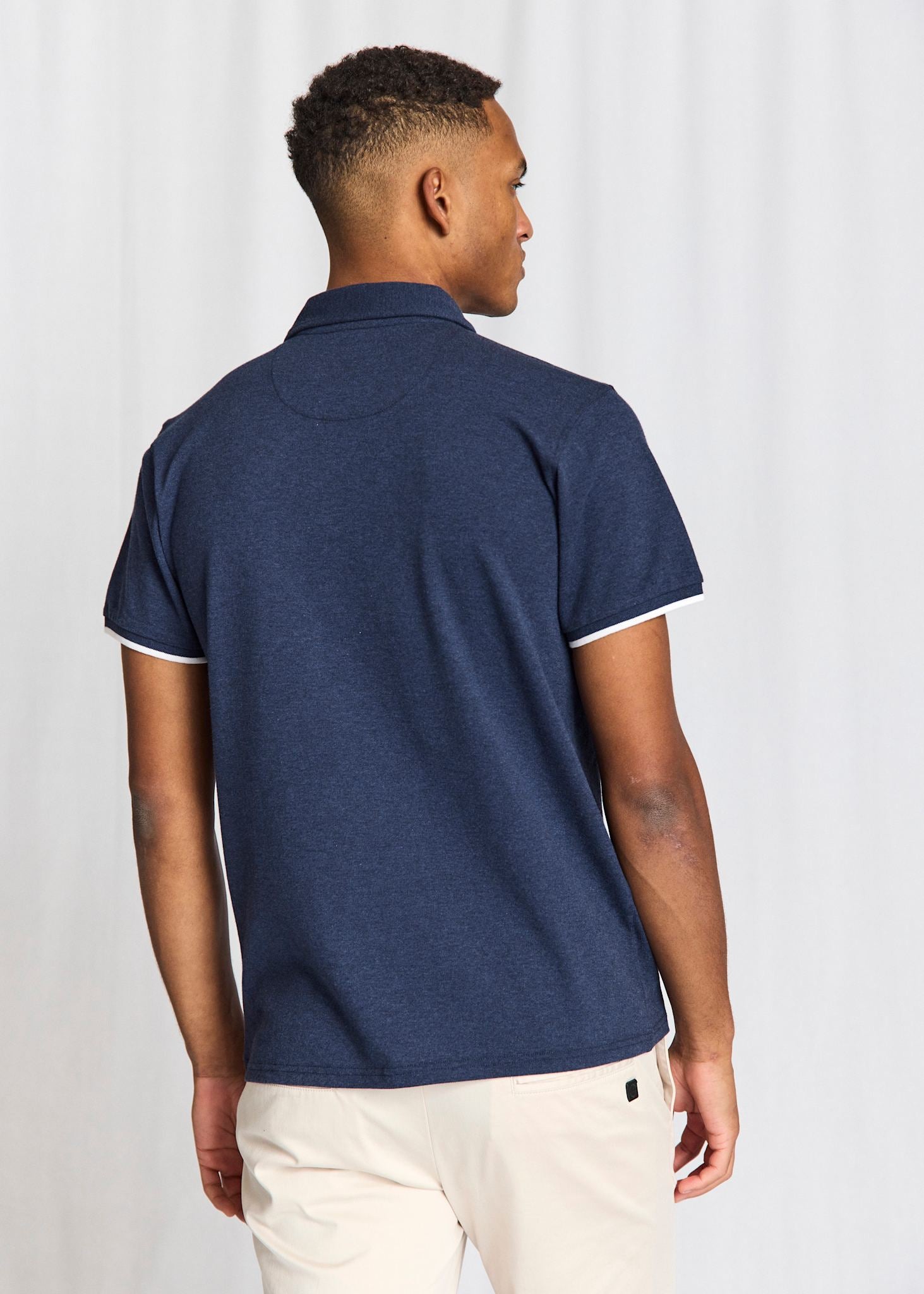 BS Delos Regular Fit Pikétröja - Ocean