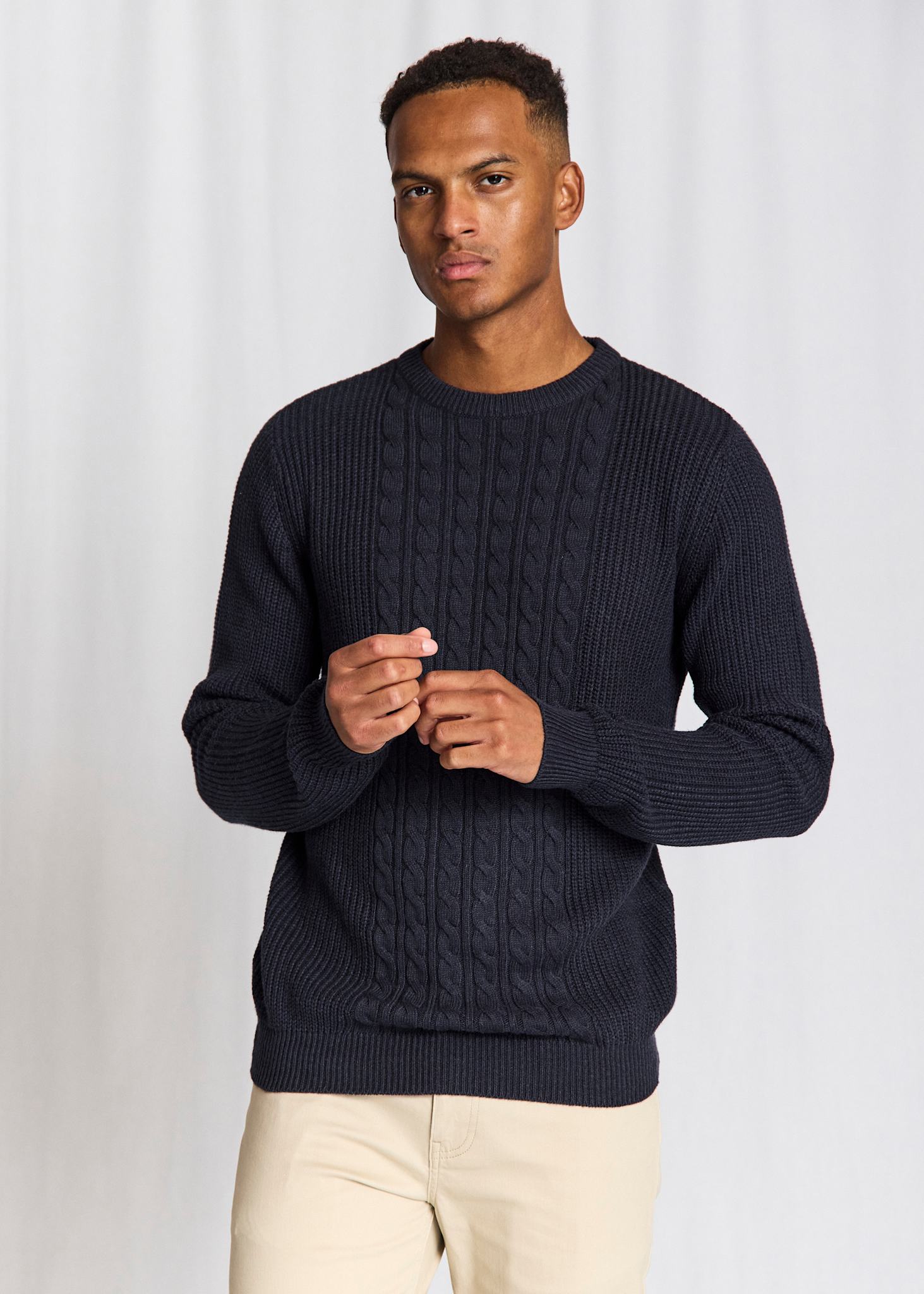 BS Adriano Regular Fit Knitwear - Navy