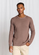 BS Raffaele Regular Fit Strik - Greige