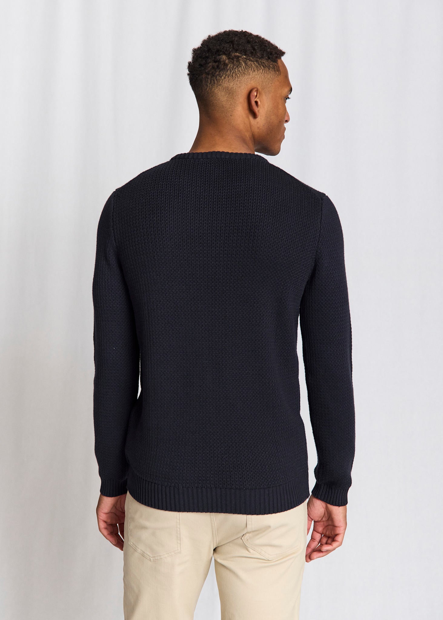 BS Raffaele Regular Fit Strik - Navy