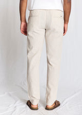 BS Vincente Regular Fit Chinos - Beige/White