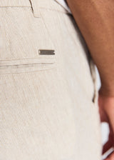 BS Vincente Regular Fit Chinos - Beige/White