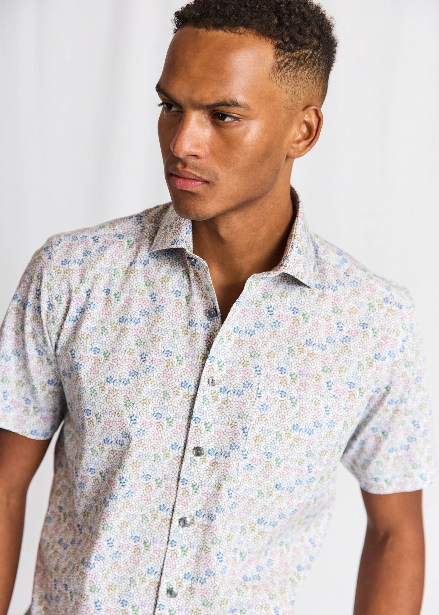 BS Luka Modern Fit Skjorte - White