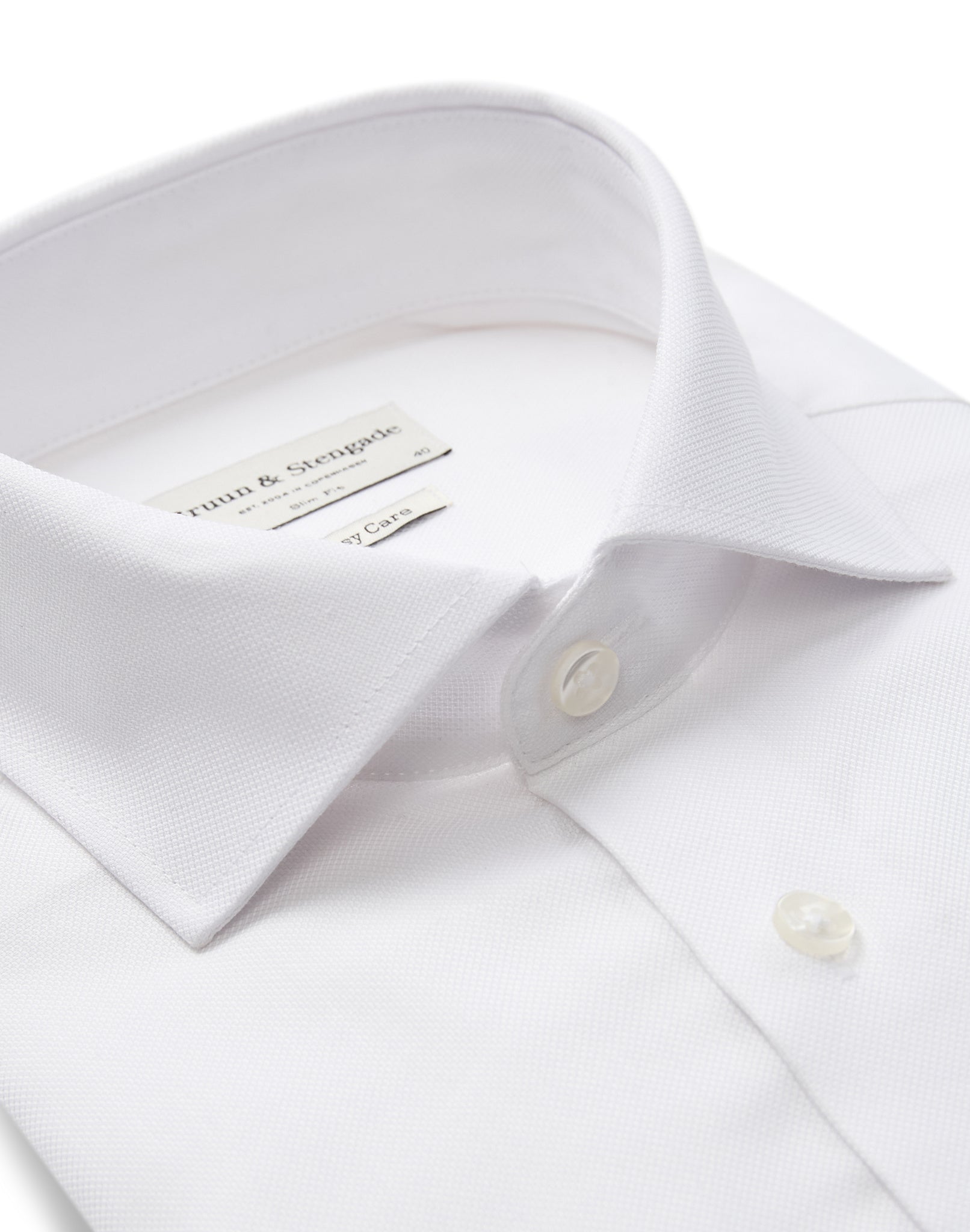 BS Buric Slim Fit Shirt - White