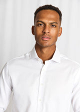 BS Buric Slim Fit Skjorte - White