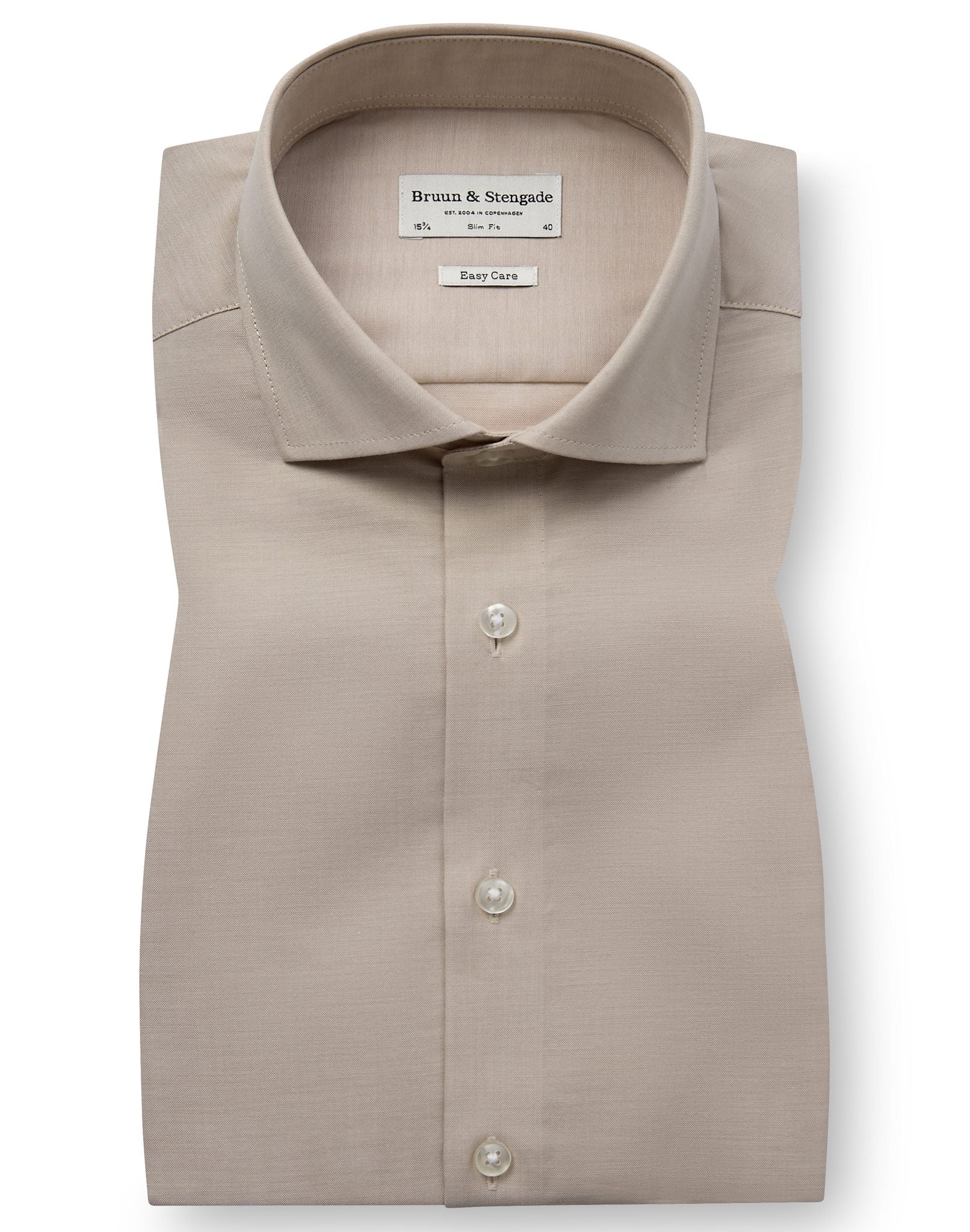 BS Maqueda Slim Fit Skjorte - Sand