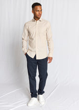 BS Maqueda Slim Fit Skjorte - Sand