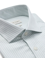 BS Ignacio Slim Fit Skjorte - Light Green/White