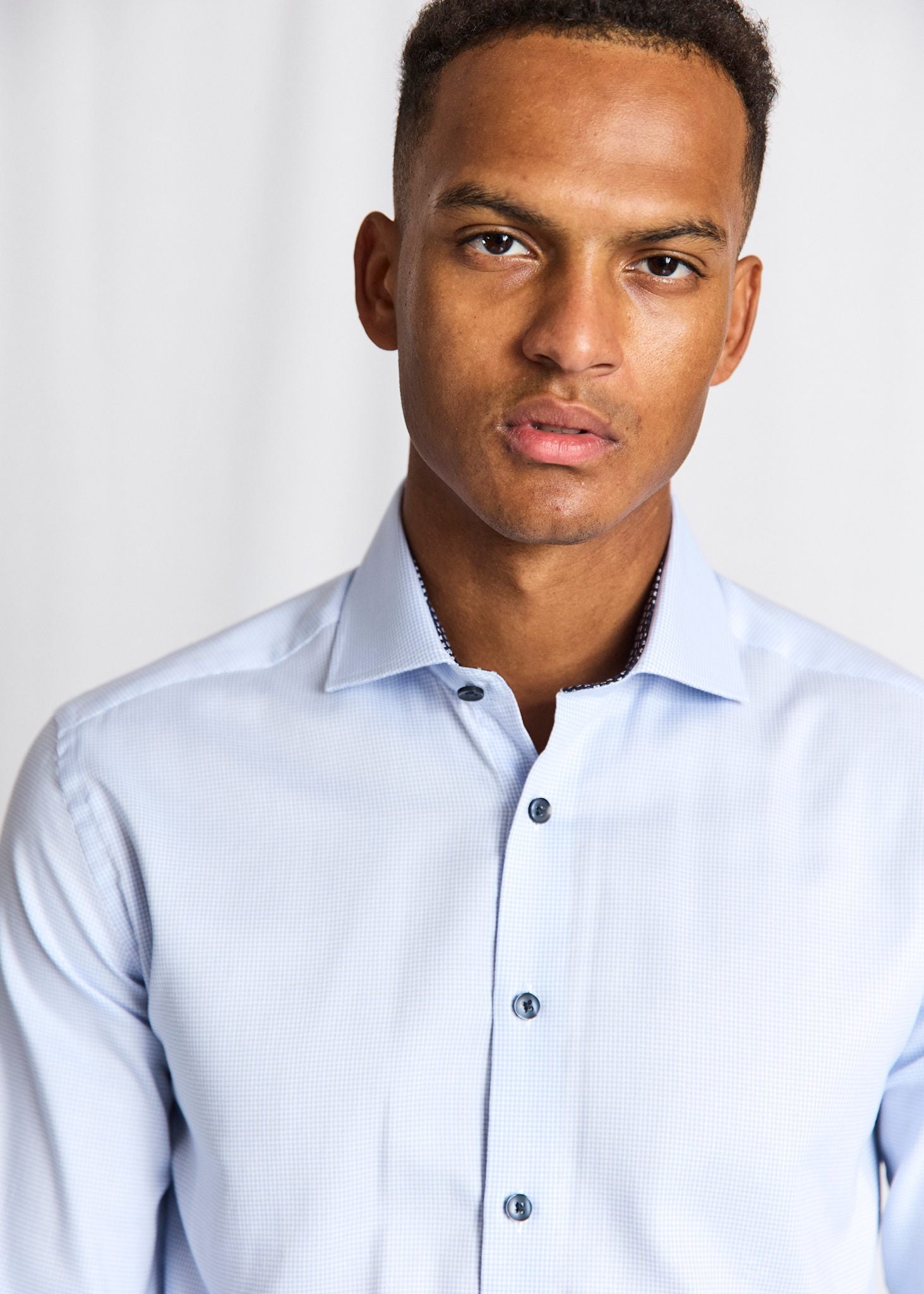 BS Ugalde Slim Fit Shirt - Light Blue
