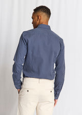 BS Karalek Slim Fit Skjorte - Navy