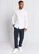 BS Skube Slim Fit Skjorte - White