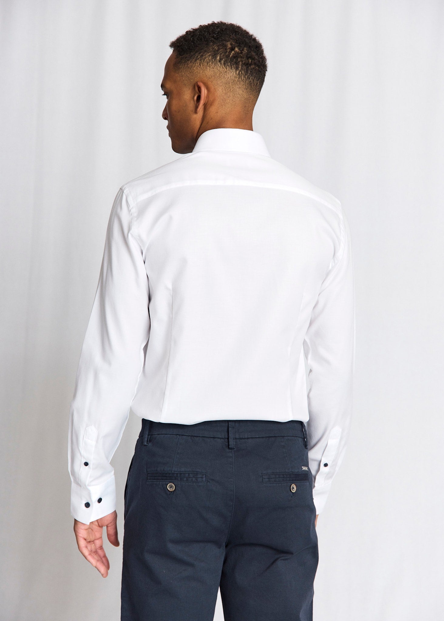 BS Skube Slim Fit Shirt - White