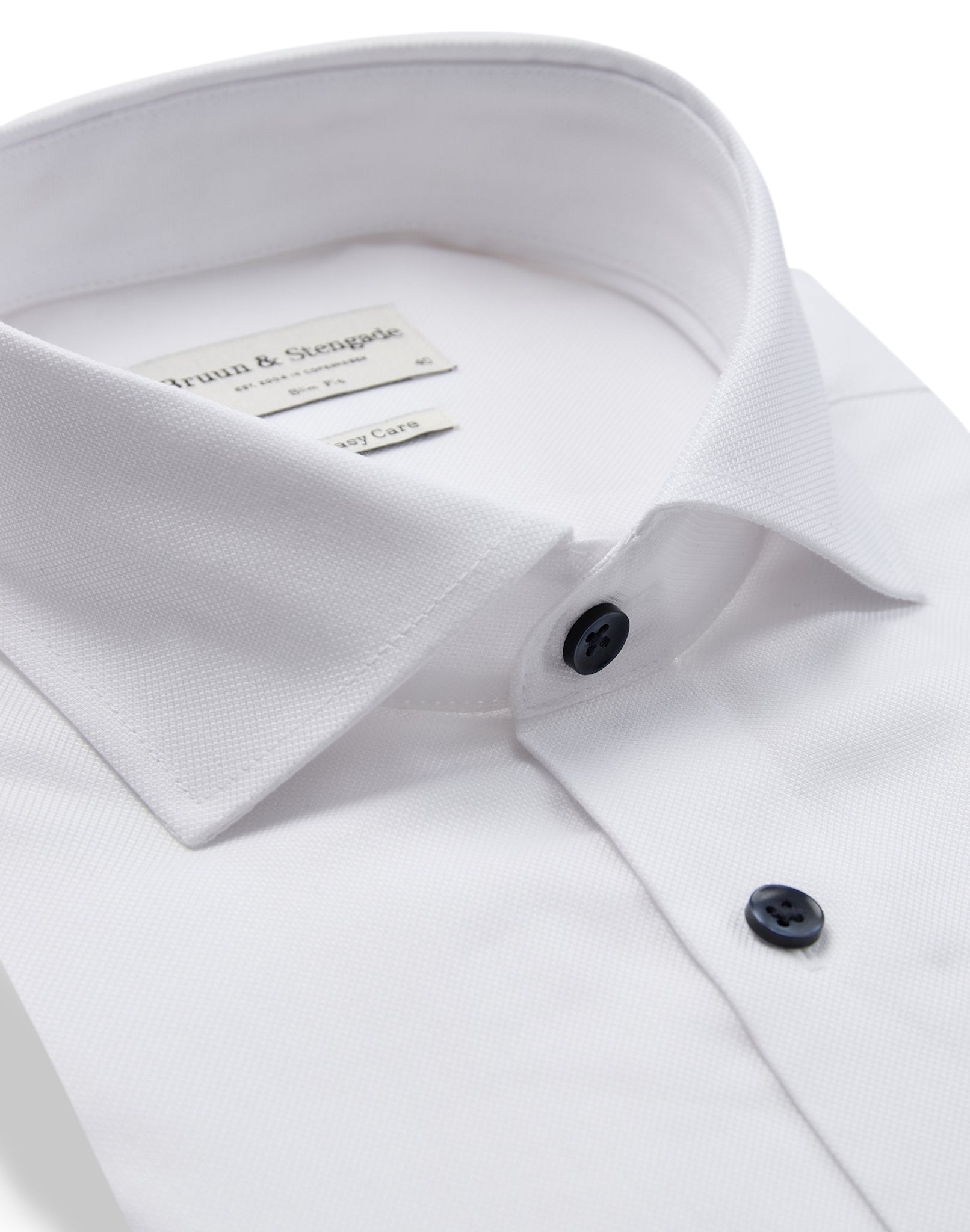 BS Skube Slim Fit Shirt - White
