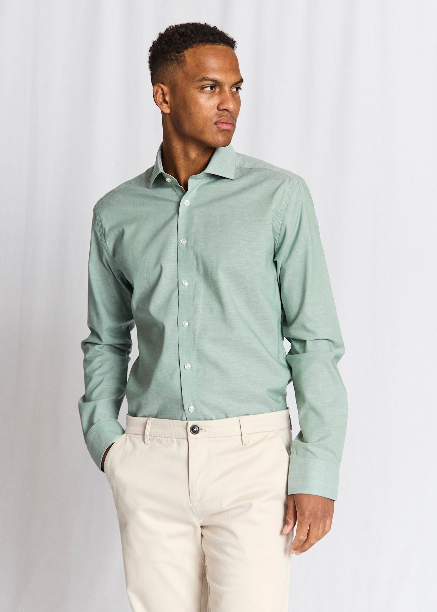 BS Jorge Slim Fit Skjorta - Green