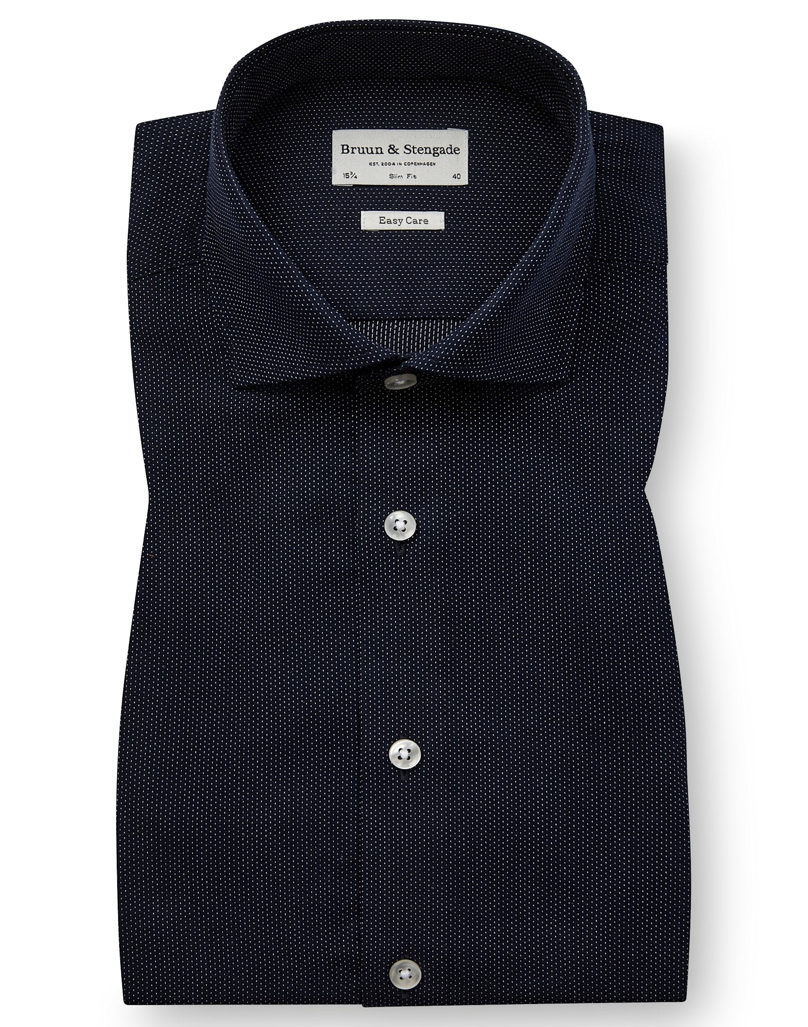 BS Hansen Slim Fit Shirt - Navy