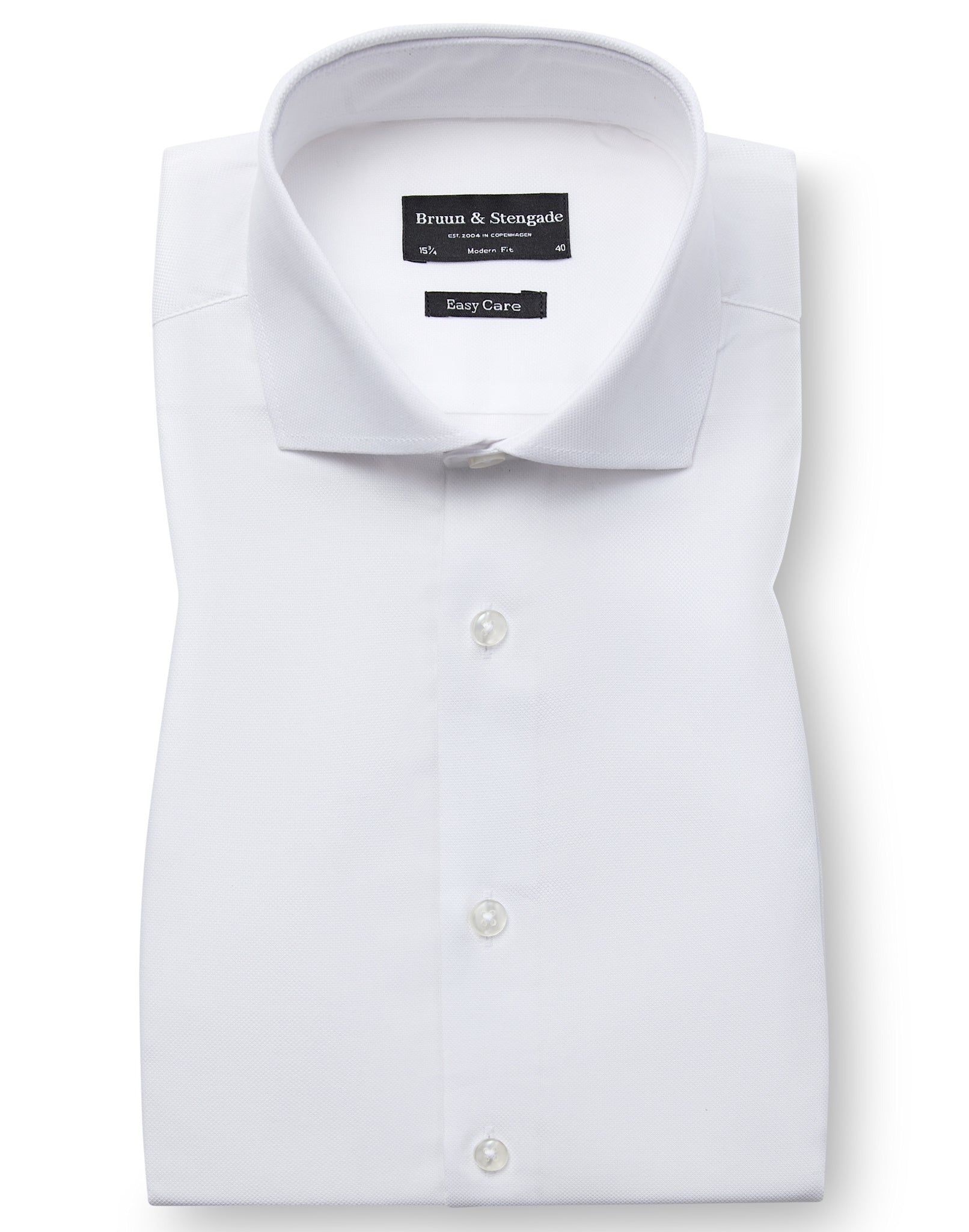 BS Benjamin Modern Fit Skjorte - White