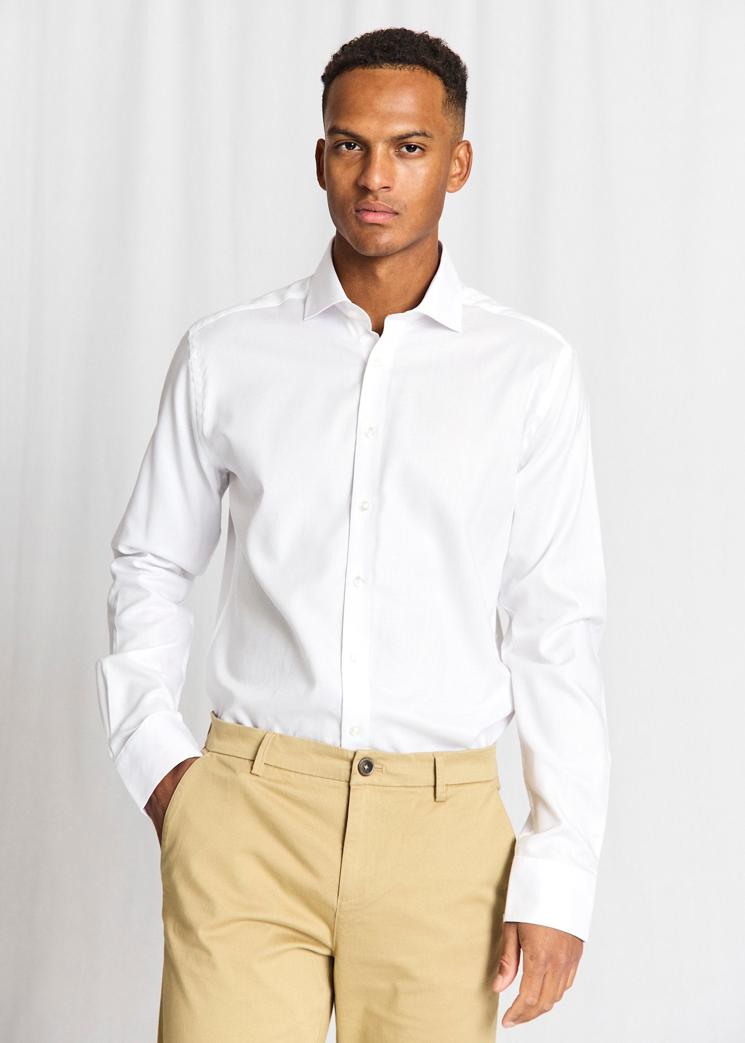 BS Benjamin Modern Fit Shirt - White