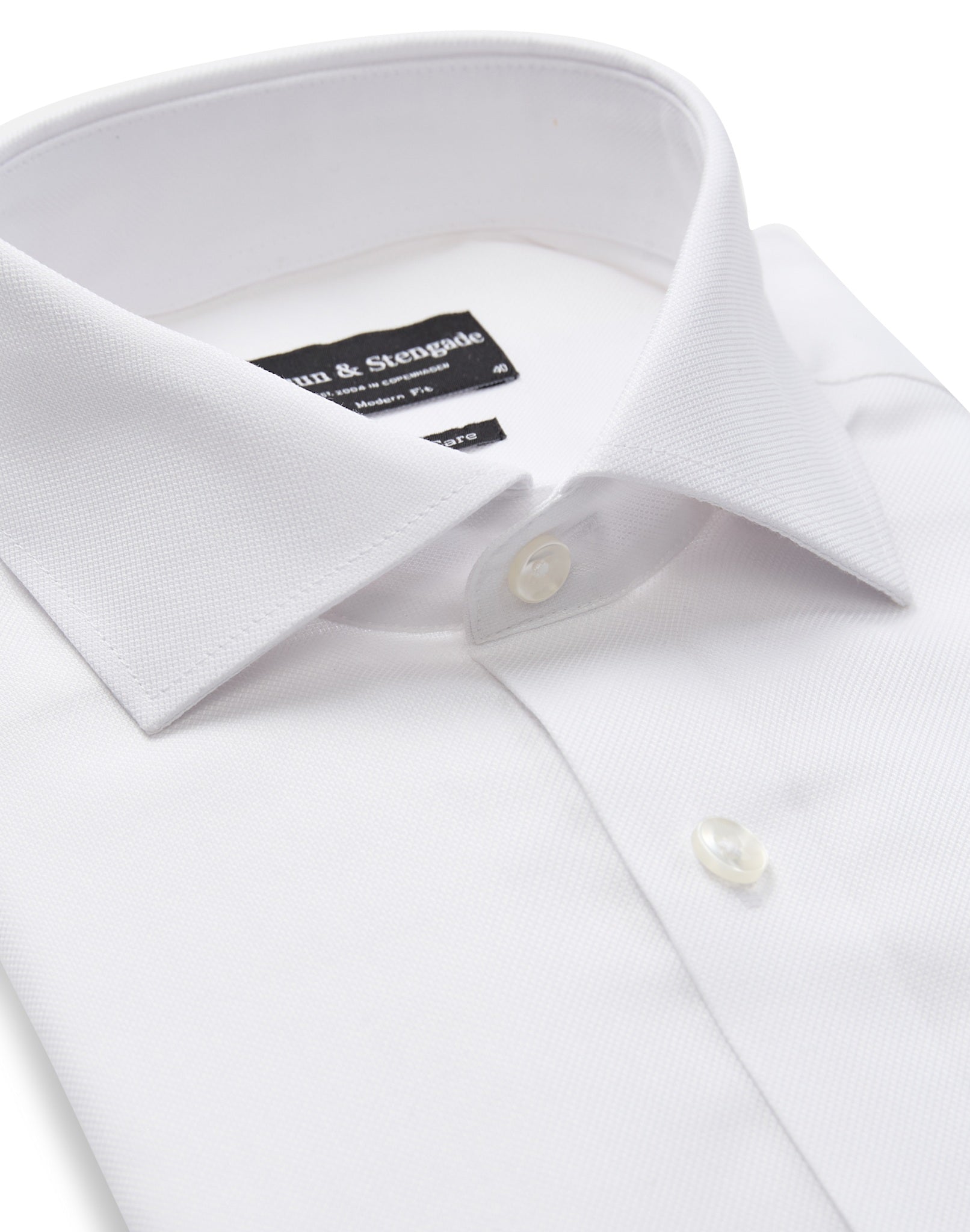 BS Benjamin Modern Fit Skjorte - White